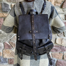 Load image into Gallery viewer, Rockstar Genuine Leather Backpack