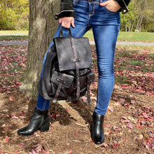 Load image into Gallery viewer, Rockstar Genuine Leather Backpack
