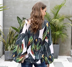 Leaf Boho Top
