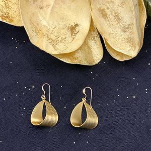 Gold Dipped Hoop Earrings