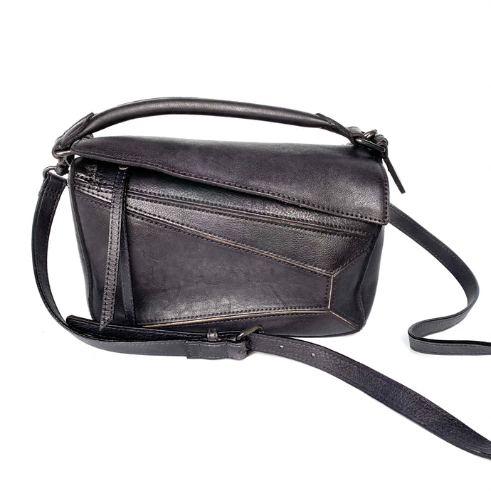 Jenna Black Casual Genuine Leather Bag
