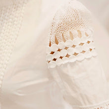 Load image into Gallery viewer, Crisp White Lace Blouse