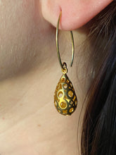 Load image into Gallery viewer, Golden Marquis Bubble Earrings