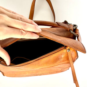 Jenna Brown Casual Genuine Leather Bag