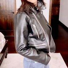 Load image into Gallery viewer, Moto Leather Jacket