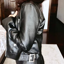 Load image into Gallery viewer, Faux Leather Jacket