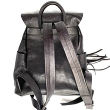 Load image into Gallery viewer, Marianna Black Genuine Leather Backpack