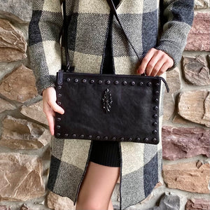 Fleur De Lis Wristlet Clutch